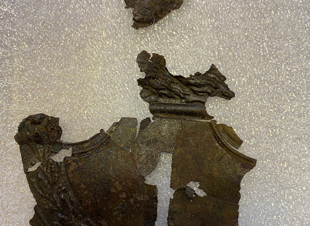 10. 1st French infantry shako plate