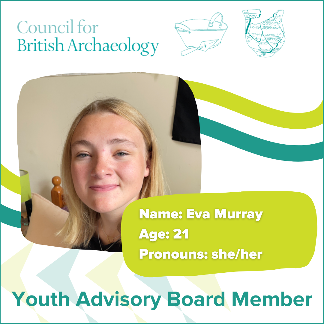 Picture of youth advisor Eva with pronouns and age
