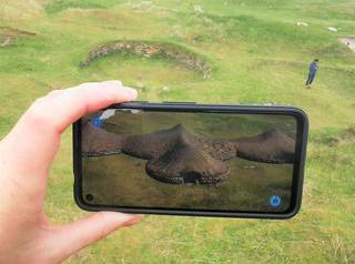 Augmented reality archaeology at Cladh Hallan. Credit Uist Virtual Archaeology Project.jpg