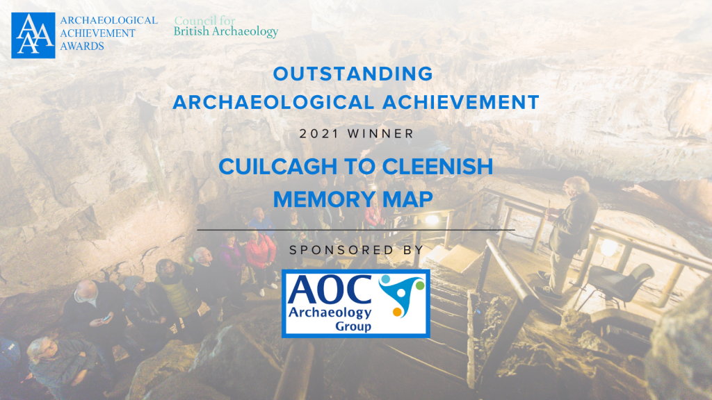 Cuilcagh to Cleenish Memory Map winners of the Outstanding Achievement Award