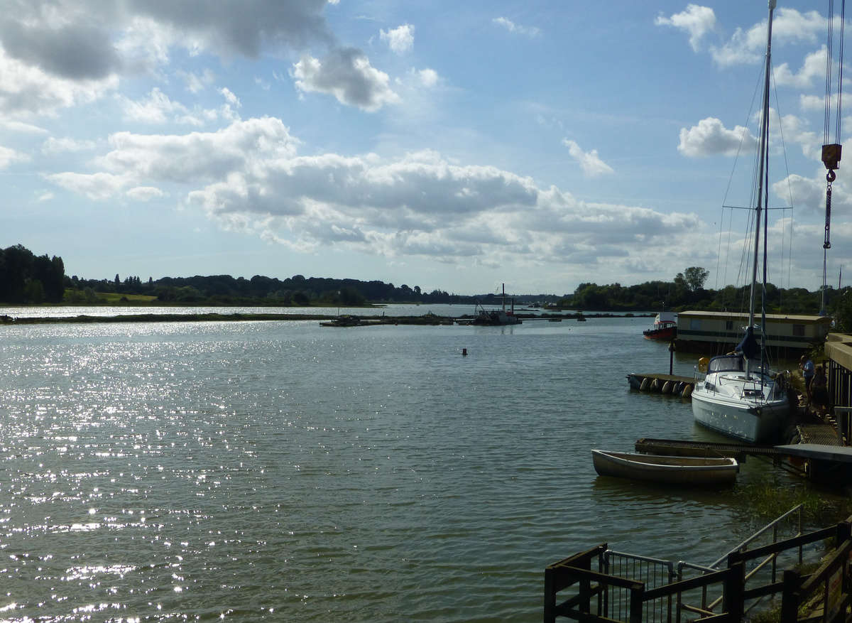 Sutton Hoo and the River Deben at Woodbridge