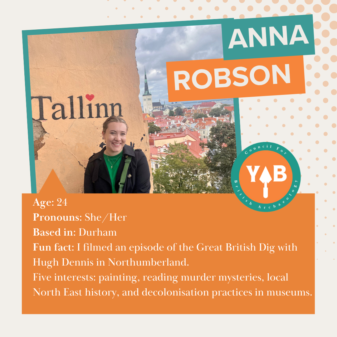 Picture of youth advisor Anna with pronouns and age