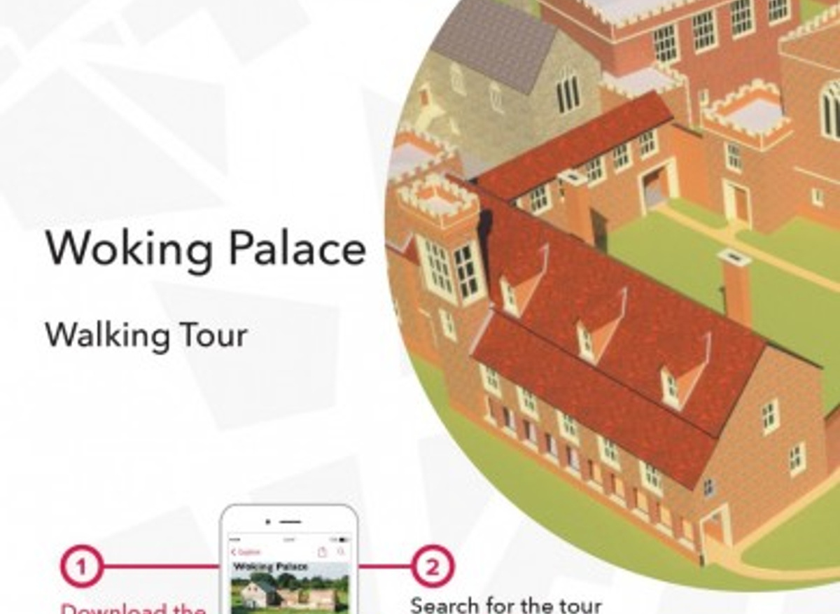 Free Audio Guided walk around Woking Palace Council for British Archaeology
