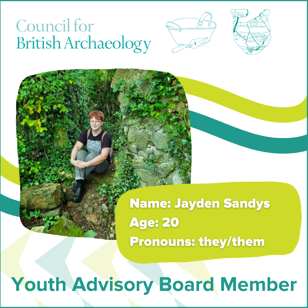 Picture of young advisor Jayden Sandys with age and pronouns