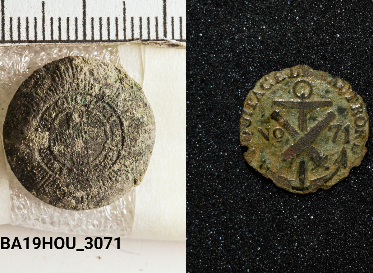 7. Ornamental Coldstream Guards Button and French Naval Button