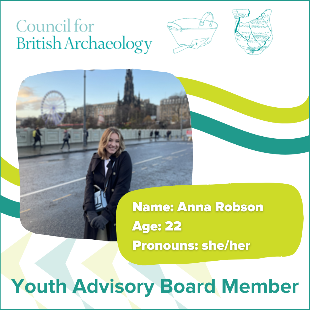 Picture of youth advisor Anna with pronouns and age